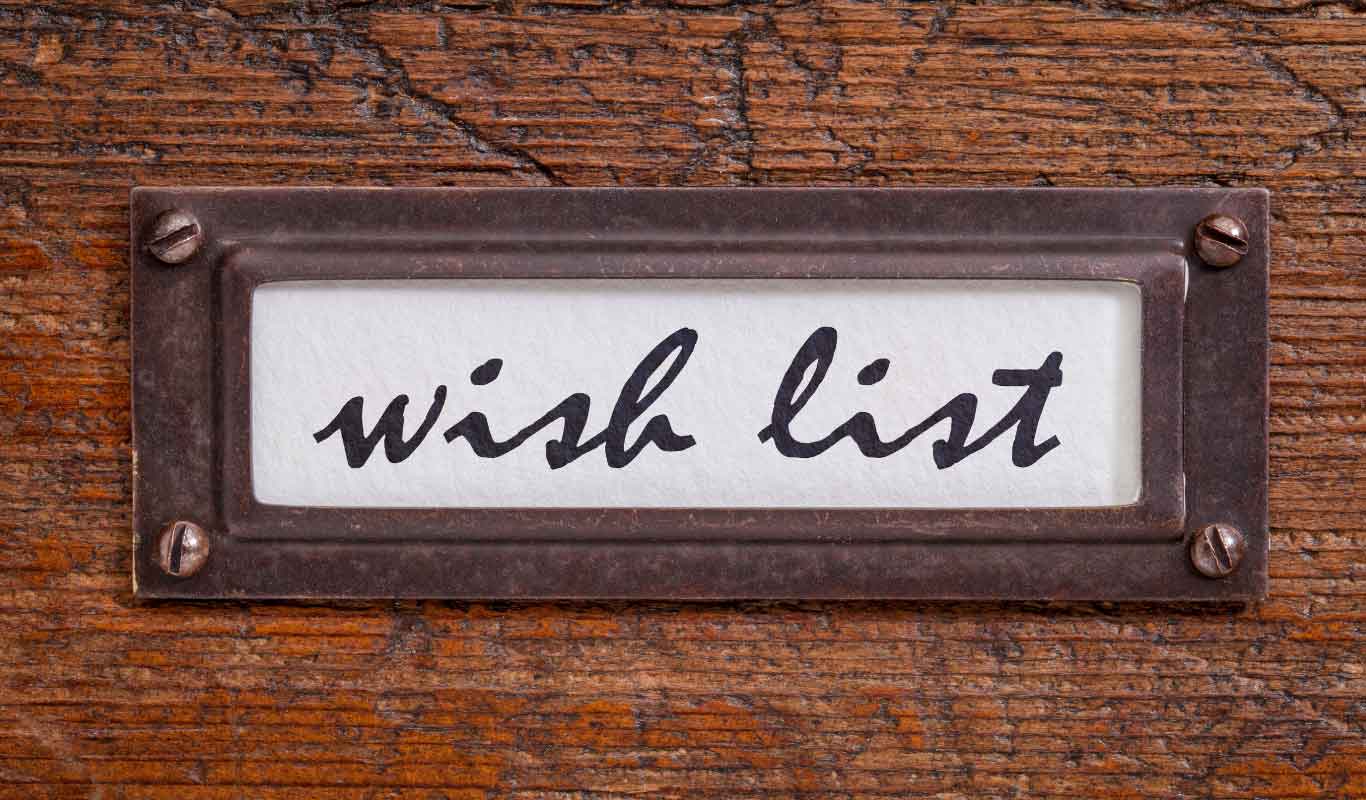 add wishlist