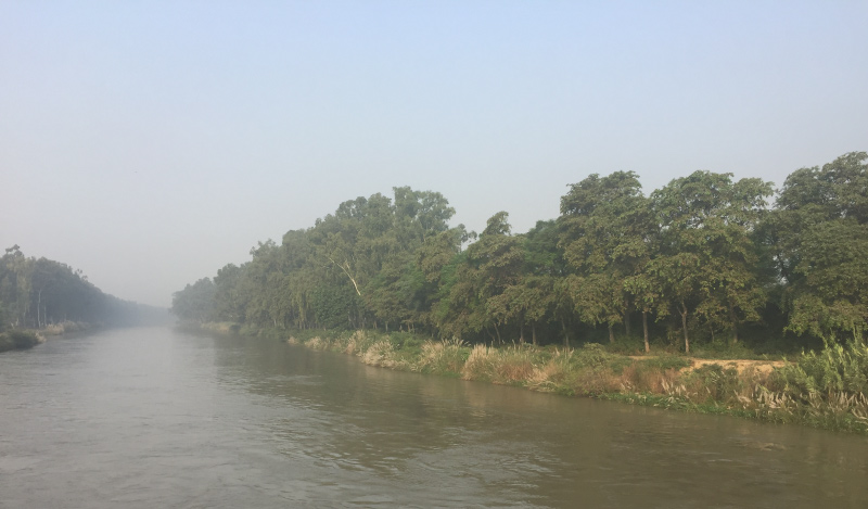 The Sutlej river near Makhu