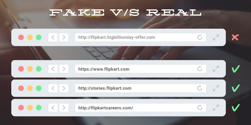 Fake online games - fake Flipkart URLs