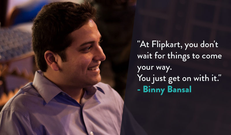 Binny Bansal on Vinoth Poovalingam