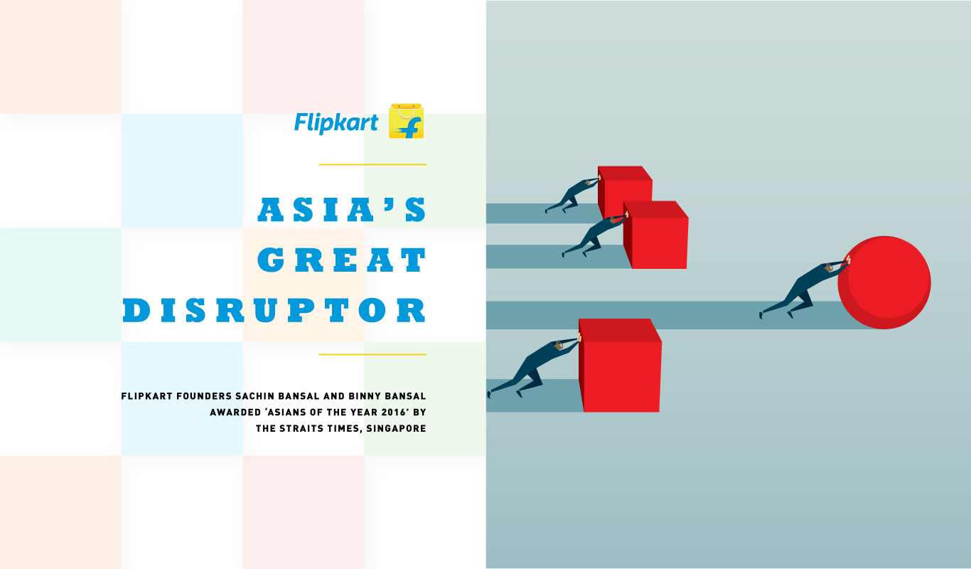The Disruptors – Asian Of The Year 2016 honors Flipkart founders