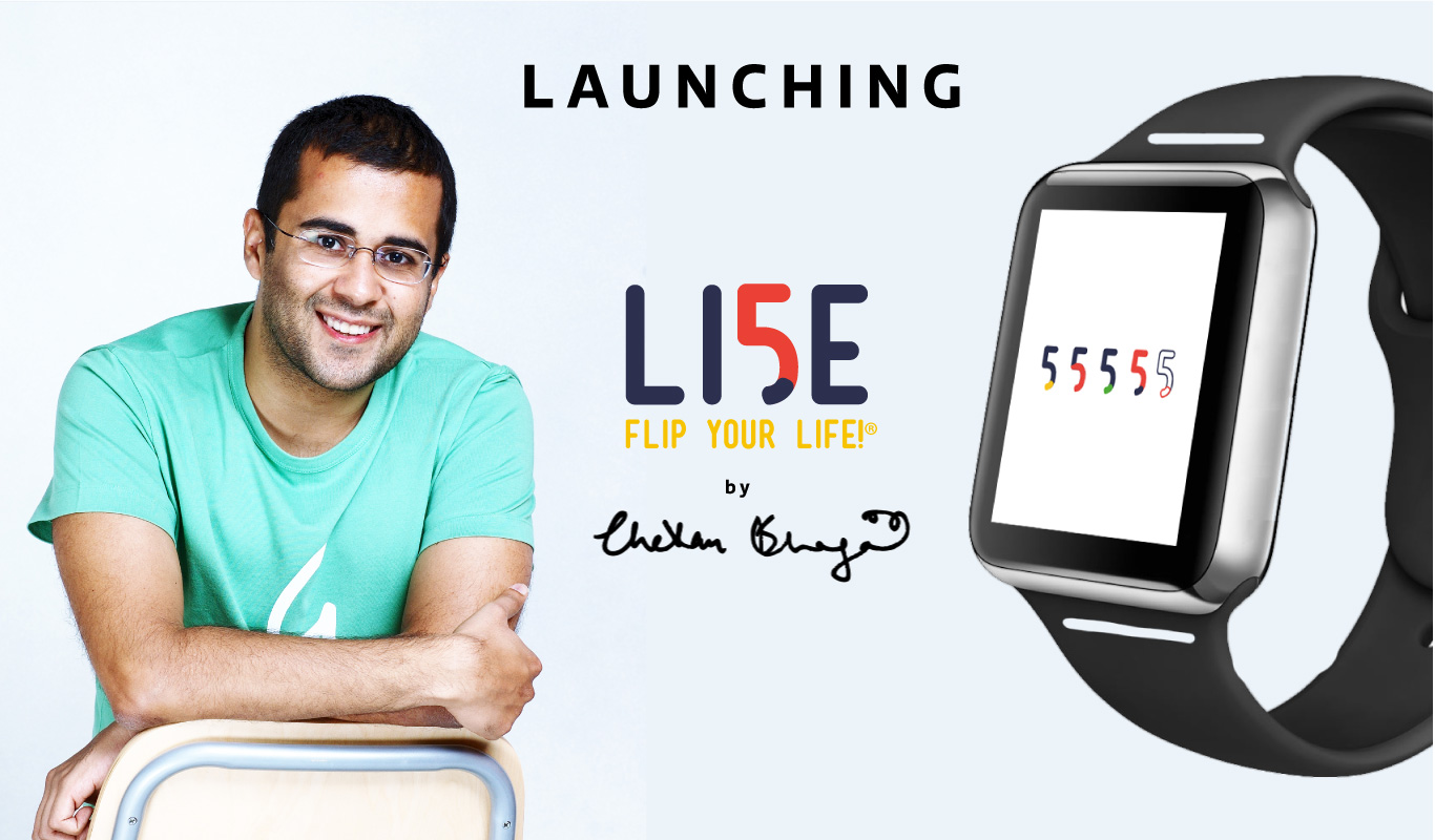 Chetan Bhagat launches LI5E smart wearables exclusively on Flipkart