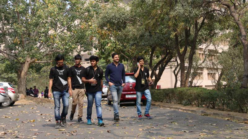 Sachin Bansal and Binny Bansal at Tryst, IIT Delhi