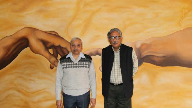 Sachin Bansal and Binny Bansal at Tryst, IIT Delhi