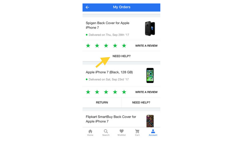 mobile order flipkart