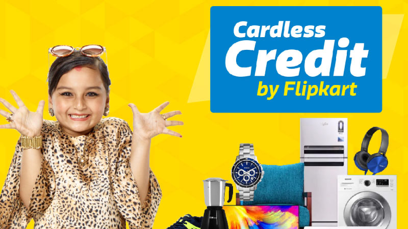 Shop with upto ₹1 lakh credit and pay later with Flipkart’s Cardless Credit