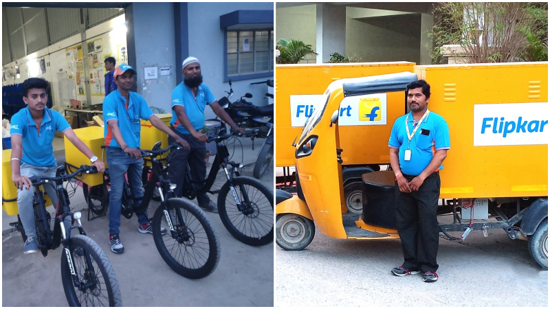 With electric vehicles Flipkart is making last mile delivery