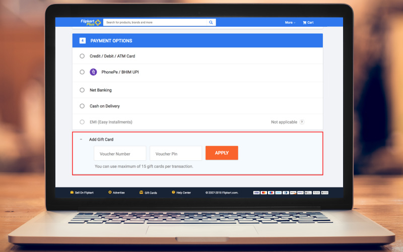 Using your Flipkart EGVs: A quick and easy guide for Gift Cards