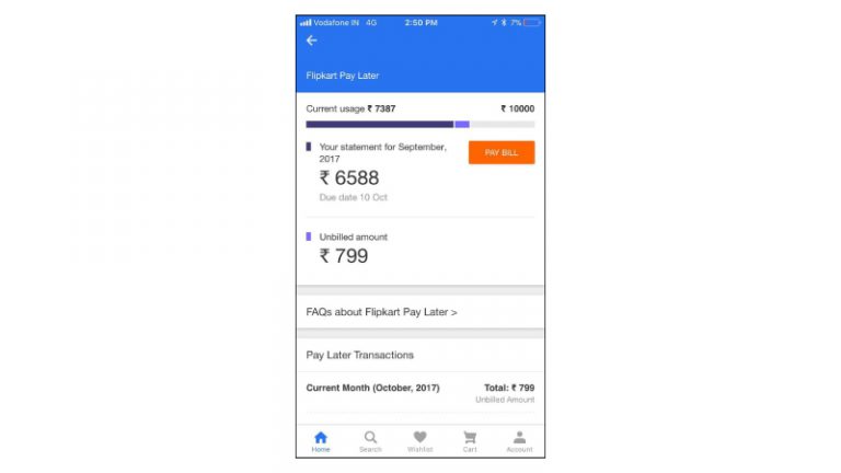 can we book flight tickets through flipkart pay later