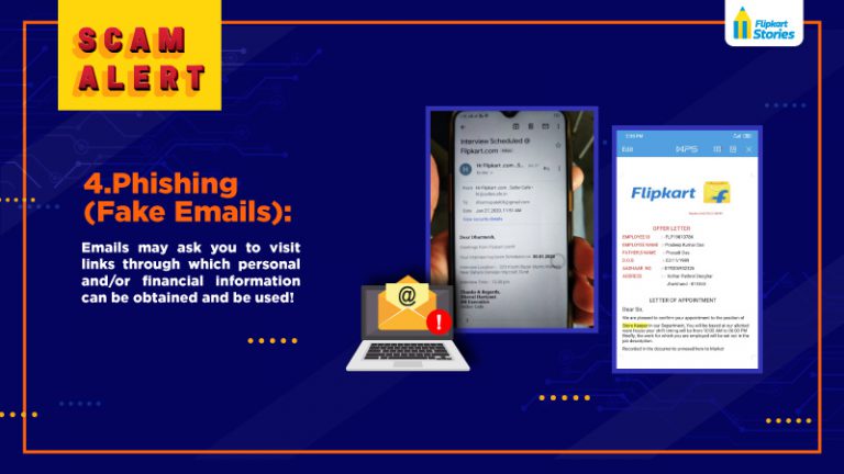 Beware of fraudulent sites and fake offers misusing Flipkart’s name