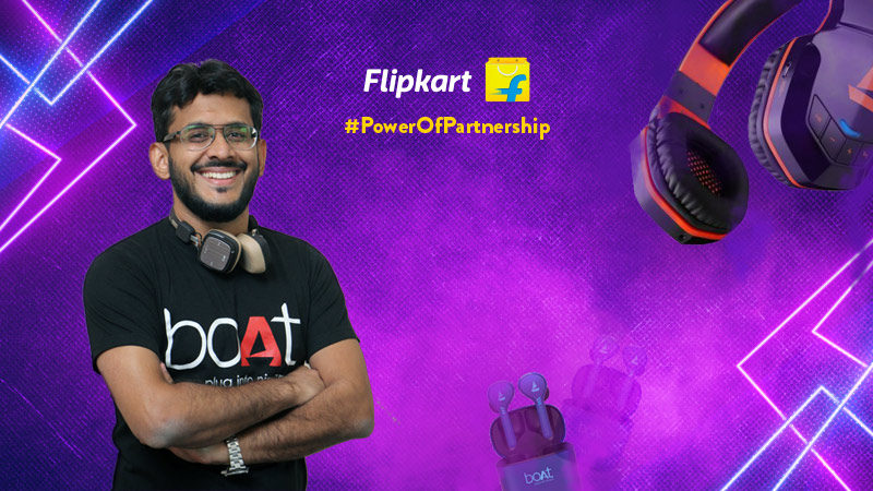 boAt CMO Aman Gupta on the partnership with Flipkart