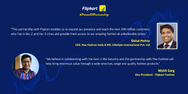 Flipkart Fashion Max Partnership