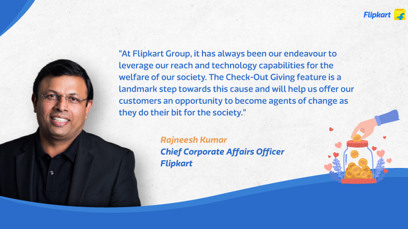 Check-out Giving Flipkart GiveIndia Covid-19 Rajneesh Kumar