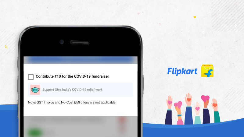 Check-out Giving Flipkart GiveIndia Covid-19