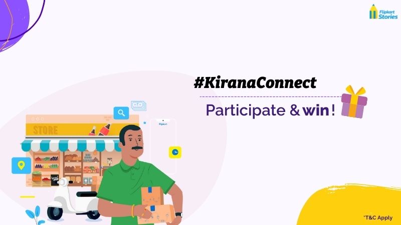 KiranaConnect Play win Flipkart gift vouchers